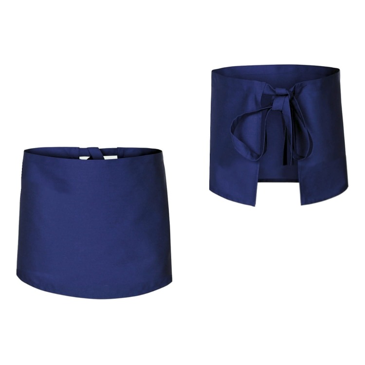 Kochschürze dunkelblau, Länge 40 cm