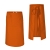 Orange Kochschürze für Kellner, Länge 75 cm