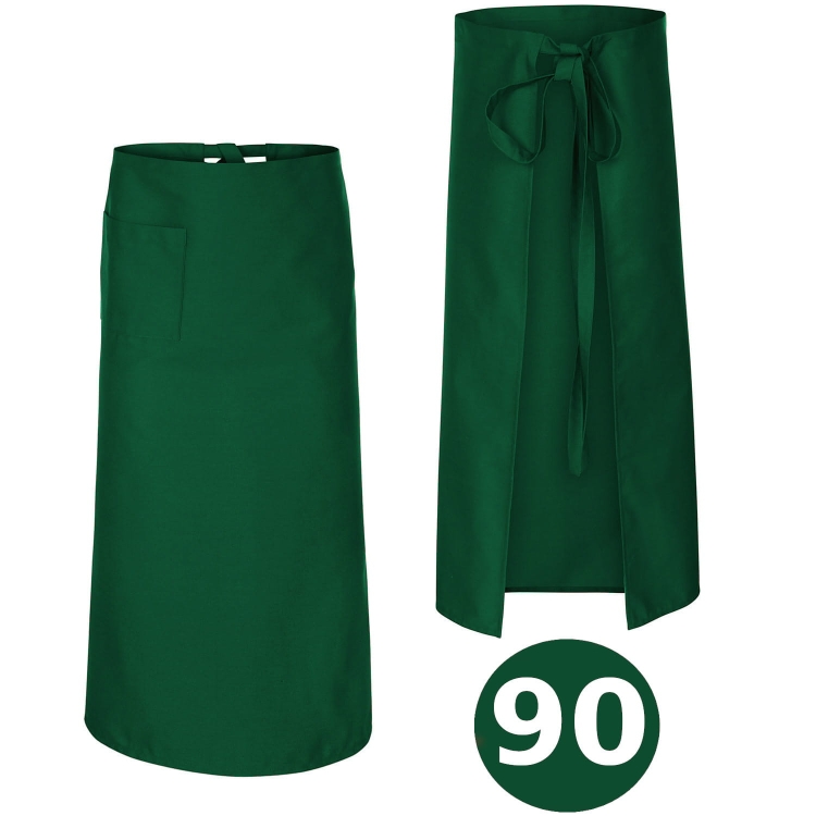 Kochschürze für Kellner und Barkeeper, Länge 90 cm