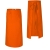 Lange Kochschürze für Kellner in Orange.