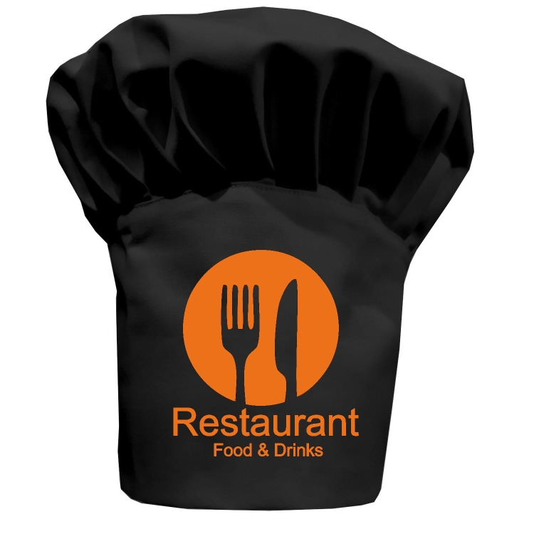 Kochmütze Restaurant Food&Drinks mit Ihrem Aufdruck
