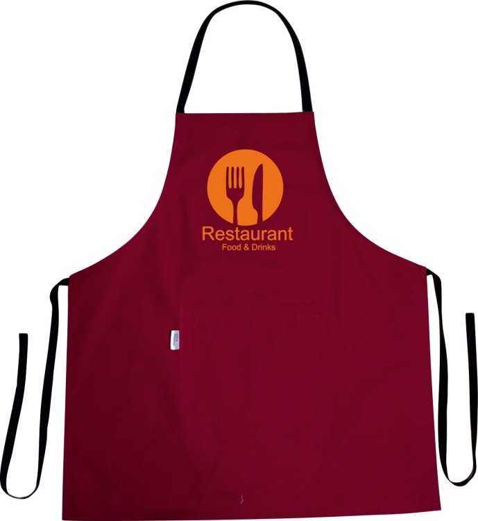 Küchenschürze mit Restaurant Food & Drinks Druck