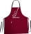 Küchenschürze mit dem Aufdruck "Lets cook"