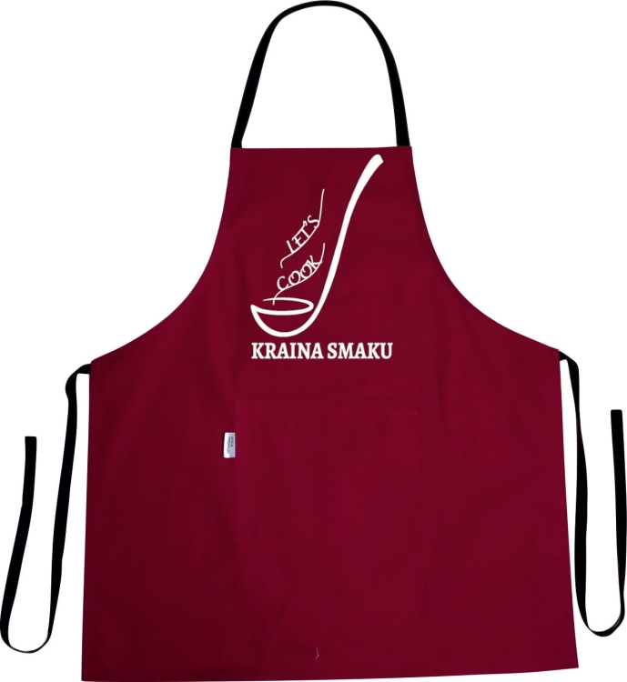Küchenschürze mit dem Aufdruck "Lets cook"