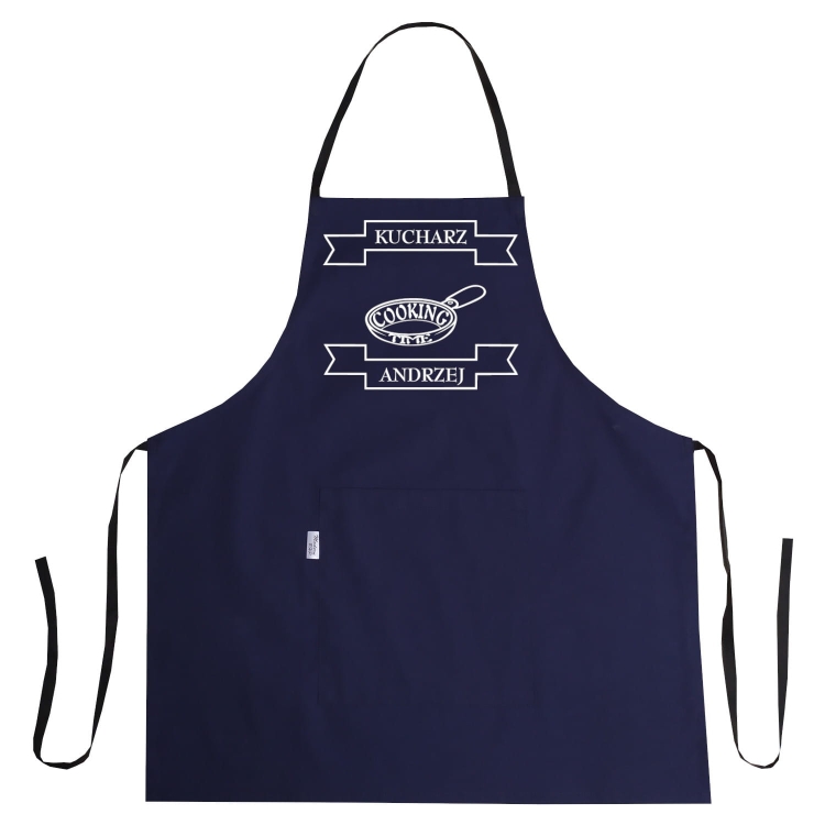 Küchen-Schürze mit dem Aufdruck "Cooking Time"