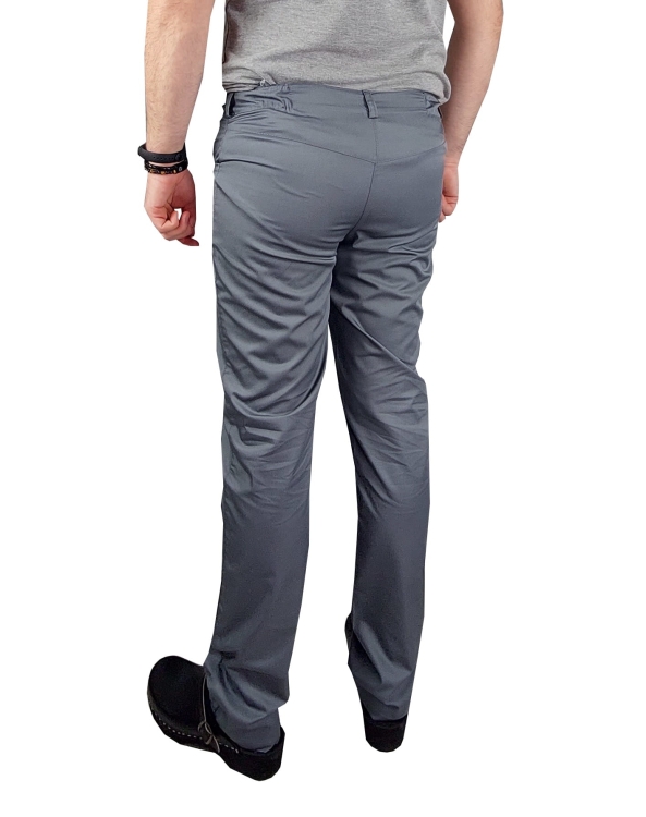 Graue klassische Herrenmedizinische Hosen