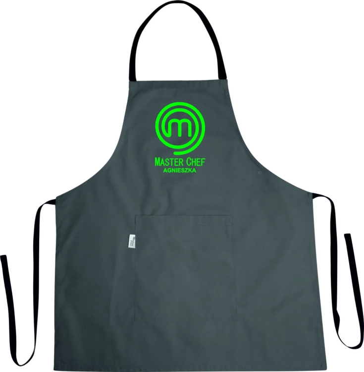Küchenschürze mit dem Namen und Nachnamen MASTER CHEF