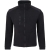 Schwarzer Fleece-Pullover