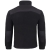 Schwarzer Fleece-Pullover