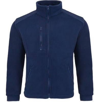 Dunkelblaue Fleecejacke
