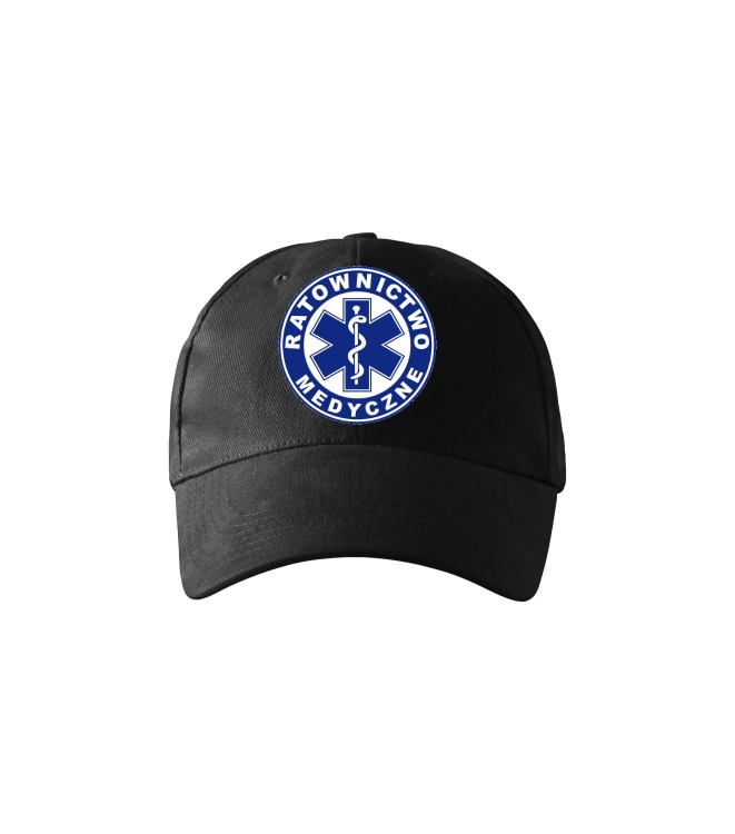 Schwarze Mütze mit Logo der Wasserretter