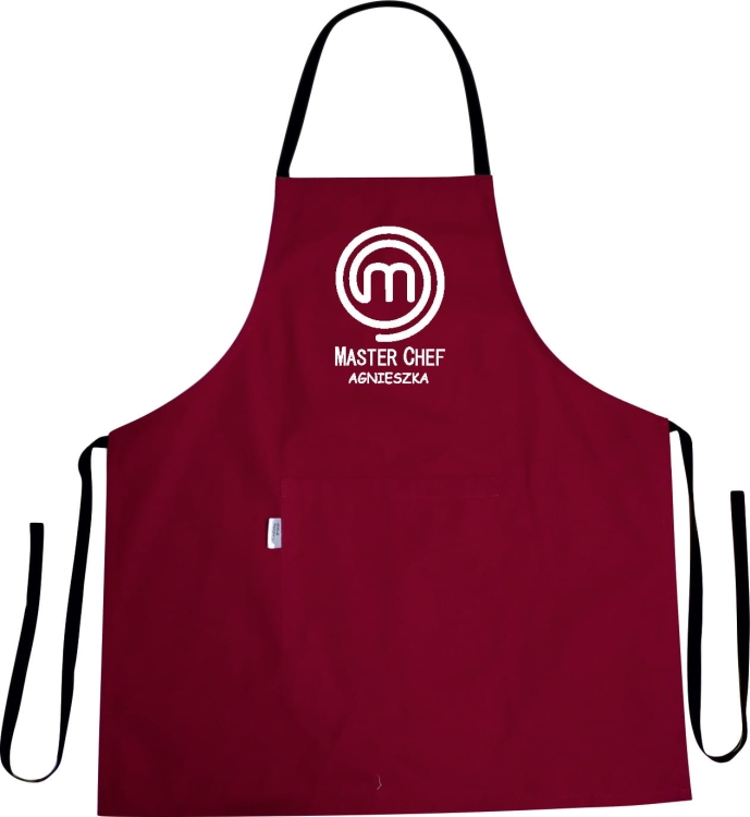 Küchenschürze MASTER CHEF mit Name und Nachname