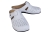 Anatomiczne skórzane klapki zdrowotne białe