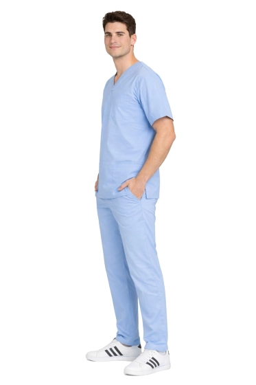 Medizinisches / chirurgisches Set für Herren 100% Baumwolle – Farbe Blau