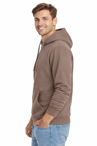 Bluza-dresowa-męska-z-kapturem-i-kieszeniami-kolor-odcień-brązu-widok-z-boku.png