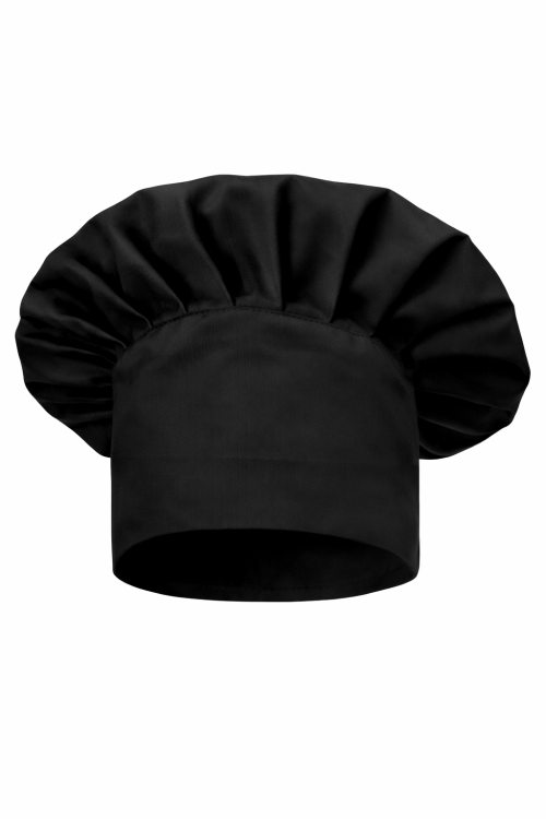 Czapka kucharza szefa kuchni czarna mockup.png