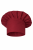 Czapka kucharza szefa kuchni bordowa mockup.png