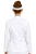 BLUZA KUCHARSKA NA ZATRZASKI Z GRANATOWĄ LAMÓWKĄ I DŁUGIM RĘKAWEM.png