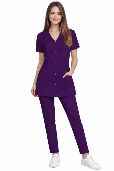 Medizinisches / kosmetisches Damen-Set CASUAL PREMIUM Violett