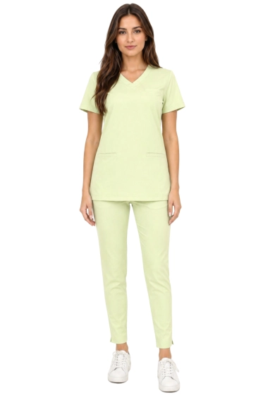 Medizinisches Damen-Set BASIC PREMIUM - Farbe Pistazie