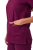 Wiśniowa bluza medyczna originals ultra zblizenie z boku.png