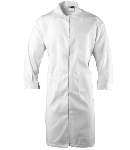Herrenlaboratoriumsjacke mit Knöpfen 100% Baumwolle (1) (1) (1)