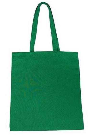 Grüne wiederverwendbare Baumwolltasche