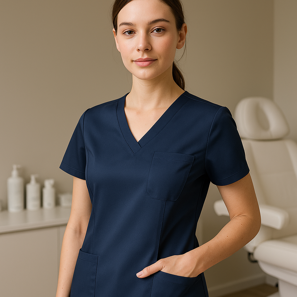 Medizinische Arbeitsjacke für Schönheitskliniken – welche Details prägen das professionelle Erscheinungsbild?